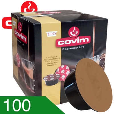 100 Capsule Caffè Covim Miscela Orocrema CompatibiliFirma