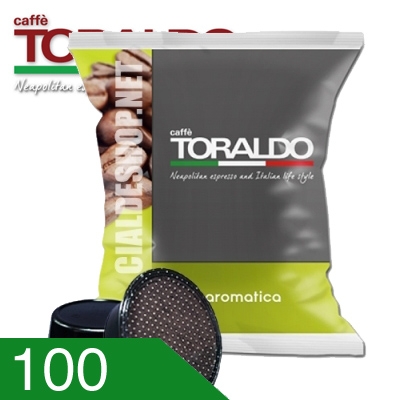 100 Capsule Caffè Toraldo Miscela Aromatica Compatibili A Modo Mio