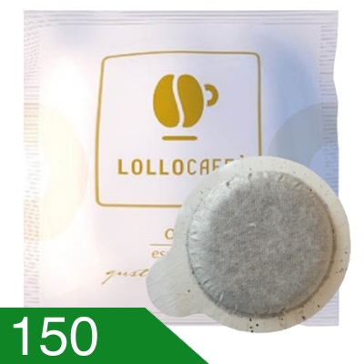 150 Cialde Caffè Lollo Miscela Oro Compatibili Ese 44 MM