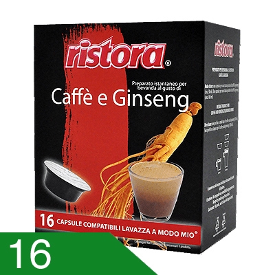 16 Capsule Ristora Ginseng Compatibili A Modo Mio