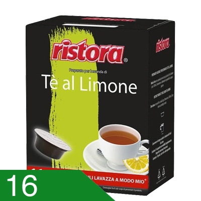 16 Capsule Ristora Te al Limone Compatibili A Modo Mio