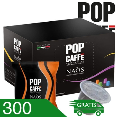 100 Capsule Caffè Pop Miscela Intenso Compatibili Nespresso