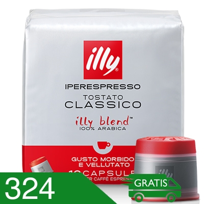 324 Capsule Caffè Illy Miscela Classico Compatibili Iperespresso