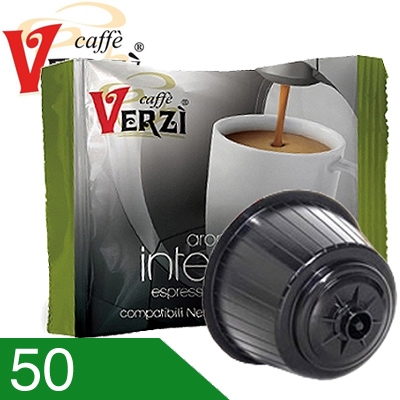 50 Capsule Caffè Verzì Miscela Intenso Compatibili Dolce Gusto