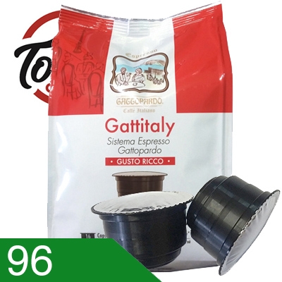 96 Capsule Caffè Toda Miscela Ricca Compatibili Caffitaly