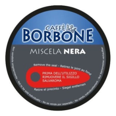 50 Capsule Caffe' Borbone Miscela Nera Compatibili Dolce Gusto