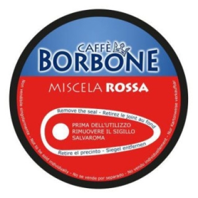 50 Capsule Caffè Borbone Miscela Rossa Compatibili Dolce Gusto