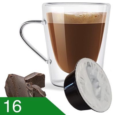 16 Capsule Cioccolata Compatibili A Modo Mio