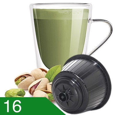 16 Capsule Pistacchio Compatibili Dolce Gusto