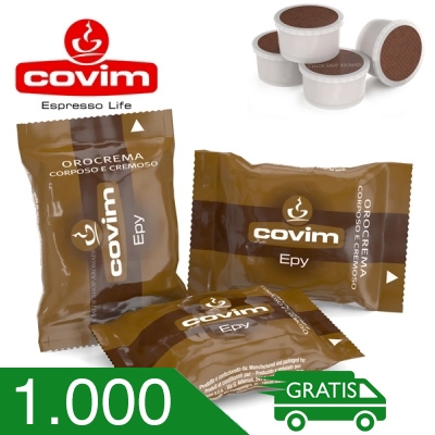 1000 Capsule Caffè Covim Miscela Orocrema Compatibili Espresso Point
