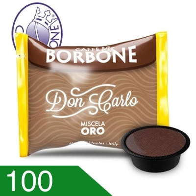 100 Capsule Caffè Borbone Don Carlo Miscela Oro Compatibili Lavazza A Modo Mio