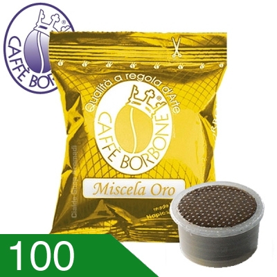 100 Capsule Caffè Borbone Miscela Oro Compatibili Espresso Point