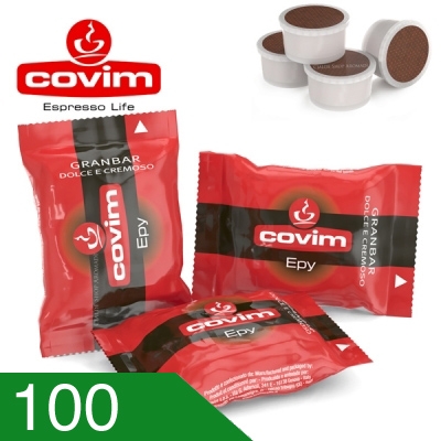 100 Capsule Caffè Covim Miscela Granbar Compatibili Espresso Point
