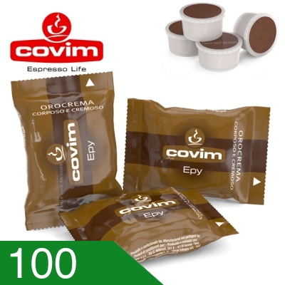 100 Capsule Caffè Covim Miscela Orocrema Compatibili Espresso Point