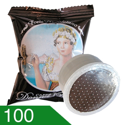 100 Capsule Caffè Donna Regina Miscela Forte Napoletano Compatibili Espresso Point