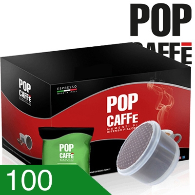 100 Capsule Caffè Pop Miscela Cremoso Compatibili Espresso Point