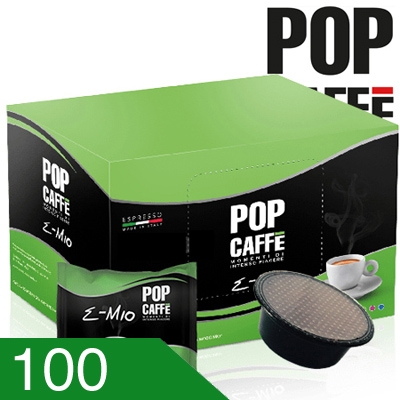 100 Capsule Caffè Pop Miscela Cremoso Compatibili A Modo Mio