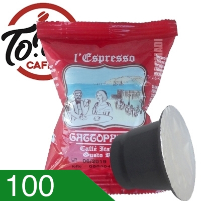 100 Capsule Caffè Toda Miscela Ricca Compatibili Nespresso