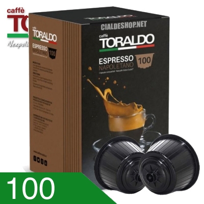100 Capsule Caffè Toraldo Miscela Classica Compatibili Dolce Gusto