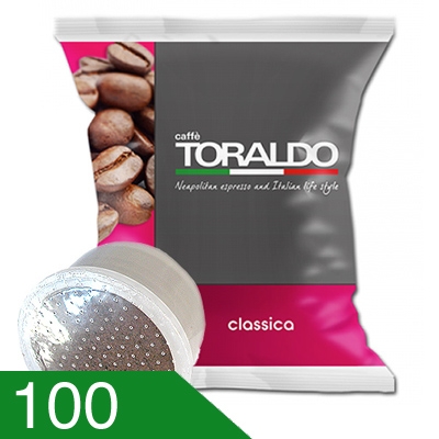 100 Capsule Caffè Toraldo Miscela Classica Compatibili Espresso Point