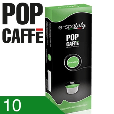 10 Capsule Caffè Pop Miscela Cremoso Compatibili Caffitaly