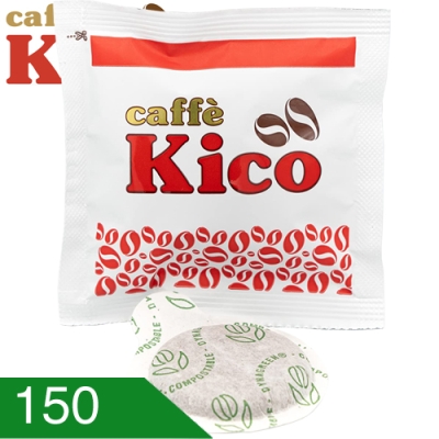 150 Cialde Caffe' Kico Miscela Red Compatibili Ese 44 MM