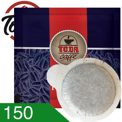 150 Cialde Caffè Toda Miscela Gusto Ricco Compatibili Ese 44 MM