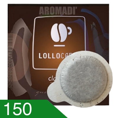 150 Cialde Caffè Lollo Miscela Classica Compatibili Ese 44 MM