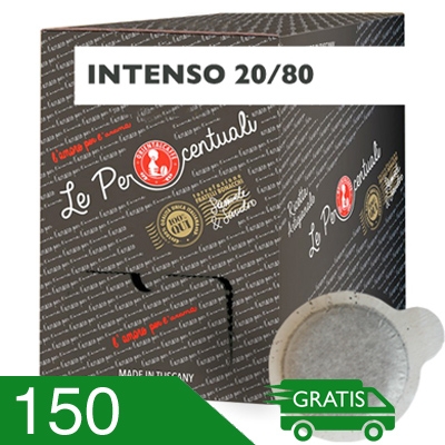 150 Cialde Caffè Oriental Miscela Intenso 20/80 Compatibili Ese 44 MM