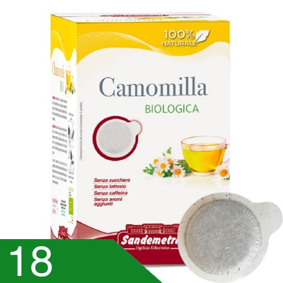 18 Cialde Sandemetrio Camomilla Bio Compatibili Ese 44 MM