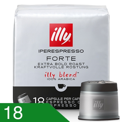 18 Capsule Caffè Illy Miscela Forte Compatibili Iperespresso