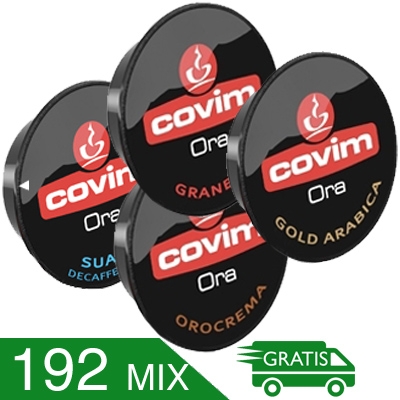 192 Capsule Caffè Covim Miscele Miste Compatibili A Modo Mio