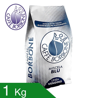 1 Kg Grani Caffè Borbone Miscela Blu