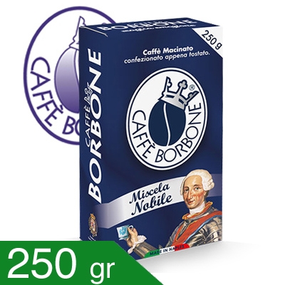 250 gr. Moka Caffè Borbone Miscela Blu