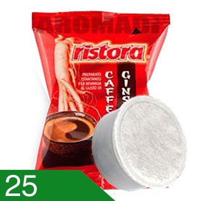 25 Capsule Ristora Ginseng Compatibili Espresso Point