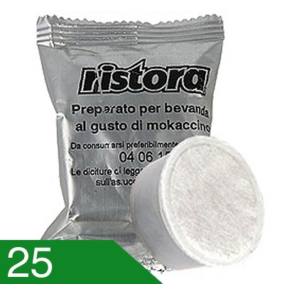 25 Capsule Ristora Mokaccino Compatibili Espresso Point