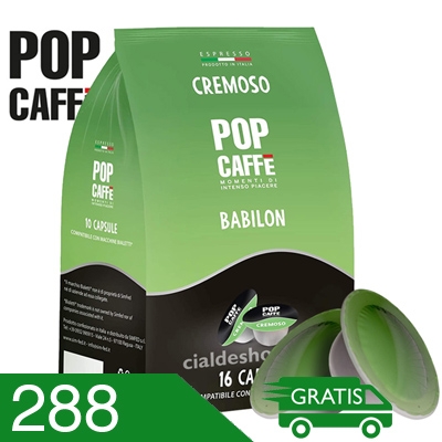 288 Capsule Pop caffè Miscela Cremoso Compatibili Bialetti