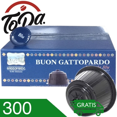 300 Capsule Caffè Toda Miscela Blu Compatibili Dolce Gusto