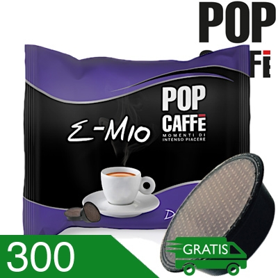 300 Capsule Caffè Pop Miscela Deciso Compatibili A Modo Mio