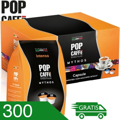 300 Capsule Caffè Pop Miscela Intenso Compatibili Mitaca