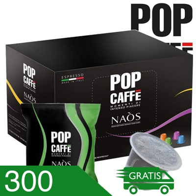 300 Capsule Caffè Pop Miscela Cremoso Compatibili Nespresso