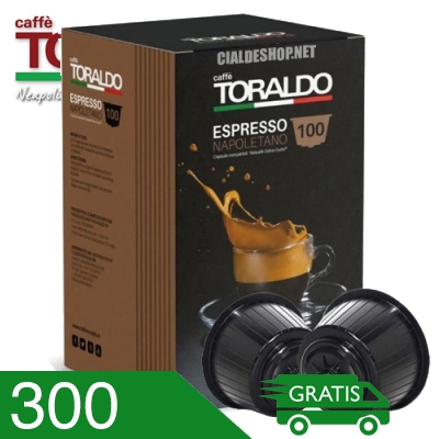 300 Capsule Caffè Toraldo Miscela Classica Compatibili Dolce Gusto