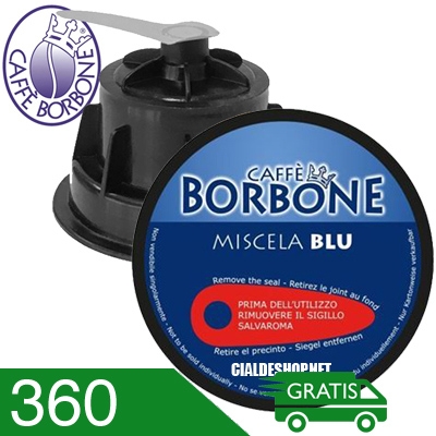 360 Capsule Caffe' Borbone Miscela Blu Compatibili Dolce Gusto