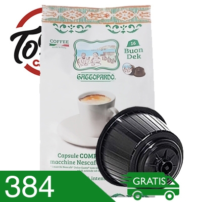 384 Capsule Caffè Toda Miscela Dek Compatibili Dolce Gusto