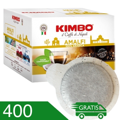 400 Cialde Caffe' Kimbo Miscela Amalfi Compatibili Ese 44 MM