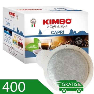 400 Cialde Caffe' Kimbo Miscela Capri Compatibili Ese 44 MM