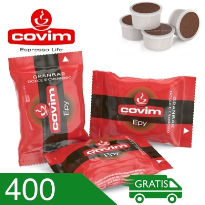 400 Capsule Caffè Covim Miscela Granbar Compatibili Espresso Point