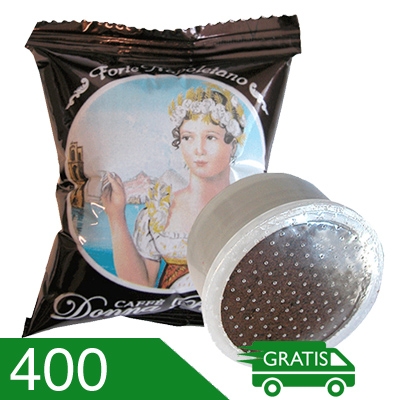 400 Capsule Caffè Donna Regina Miscela Forte Napoletano Compatibili Espresso Point