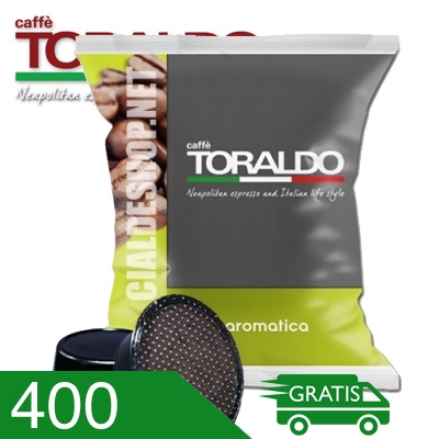 400 Capsule Caffè Toraldo Miscela Aromatica Compatibili A Modo Mio