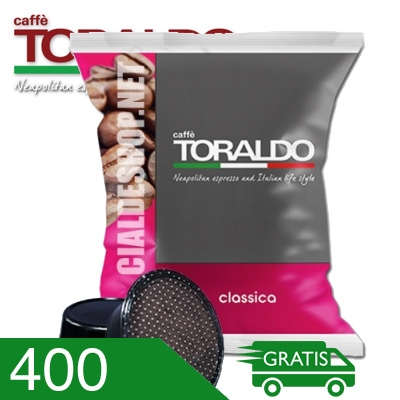 400 Capsule Caffè Toraldo Miscela Classica Compatibili A Modo Mio